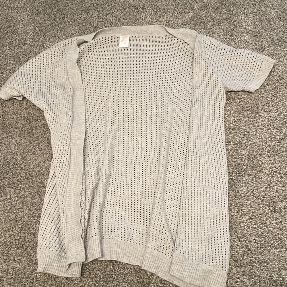 Perfect condition, grey, comfy, kids cardigan.